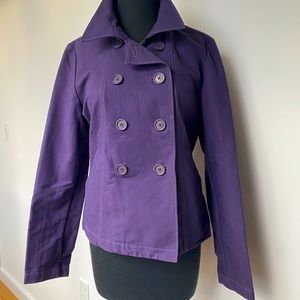 Gap -Purple Cotton, Fall Weight Coat